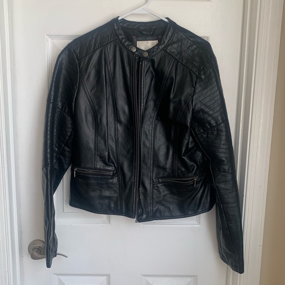 Faux Leather Jacket